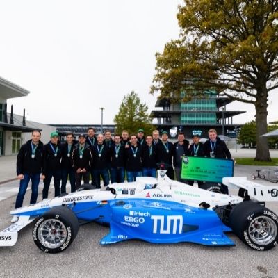 TUM, winners of the Indy Autonomous Challenge Powered by Cisco